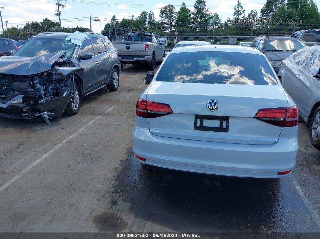 2017 Volkswagen Jetta 1.4t S White vin: 3VW2B7AJXHM243324