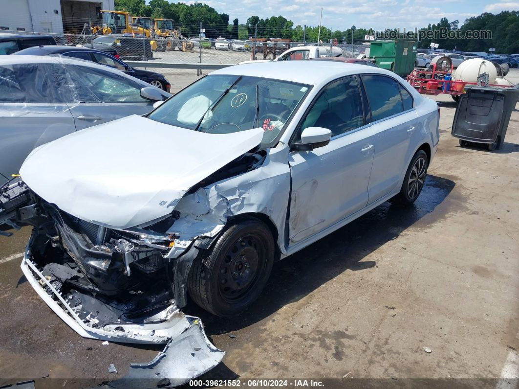 2017 Volkswagen Jetta 1.4t S White vin: 3VW2B7AJXHM243324