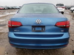 2017 Volkswagen Jetta S Синий vin: 3VW2B7AJXHM301948