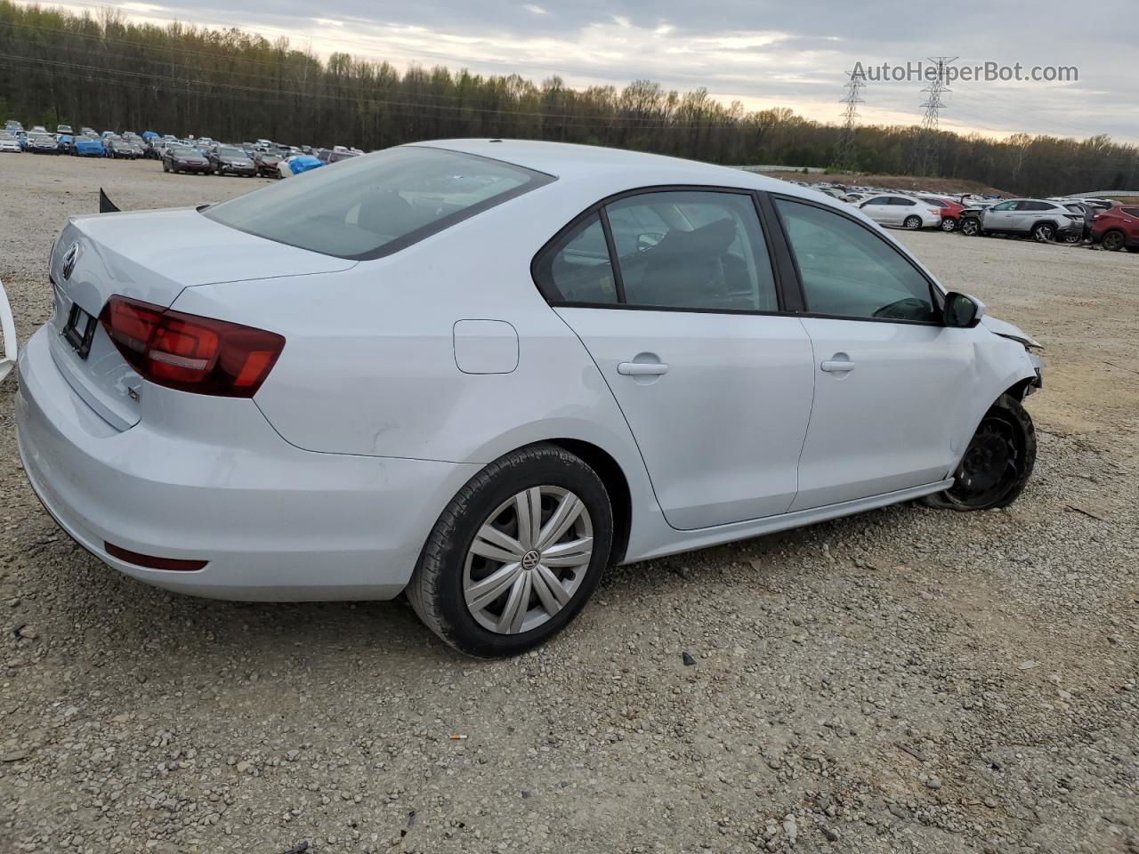 2017 Volkswagen Jetta S Серебряный vin: 3VW2B7AJXHM302811