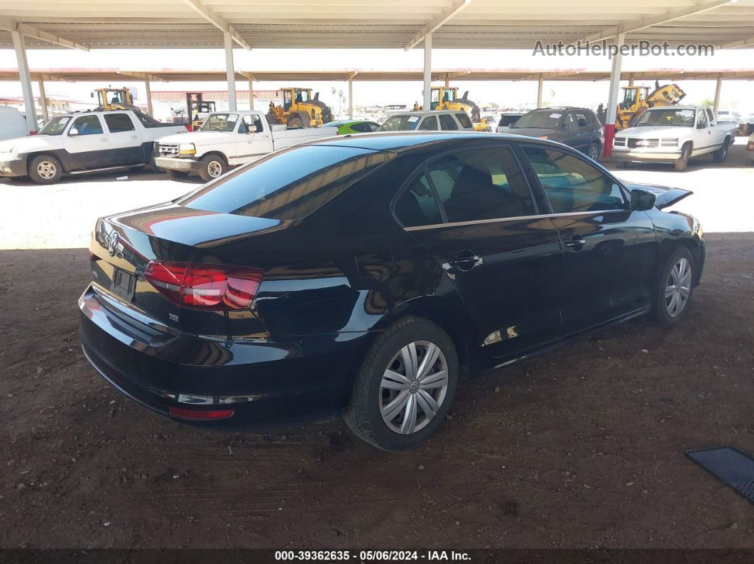 2017 Volkswagen Jetta 1.4t S Черный vin: 3VW2B7AJXHM305885