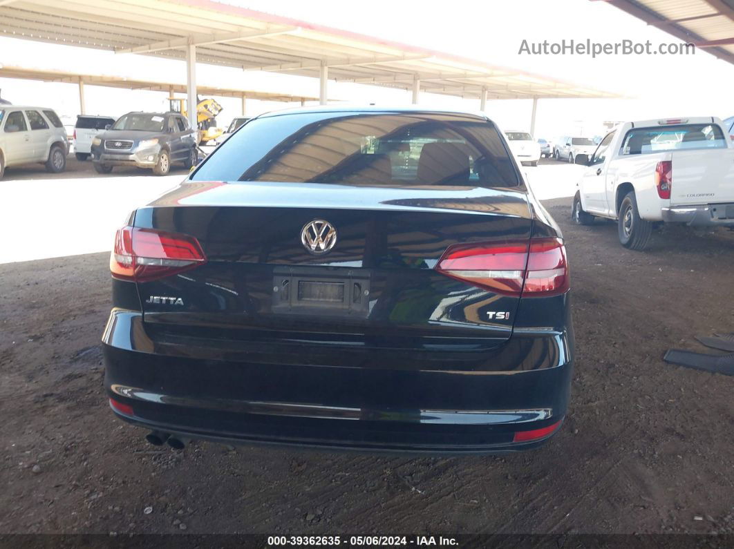 2017 Volkswagen Jetta 1.4t S Черный vin: 3VW2B7AJXHM305885