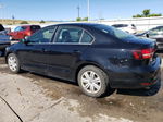 2017 Volkswagen Jetta S Black vin: 3VW2B7AJXHM333945