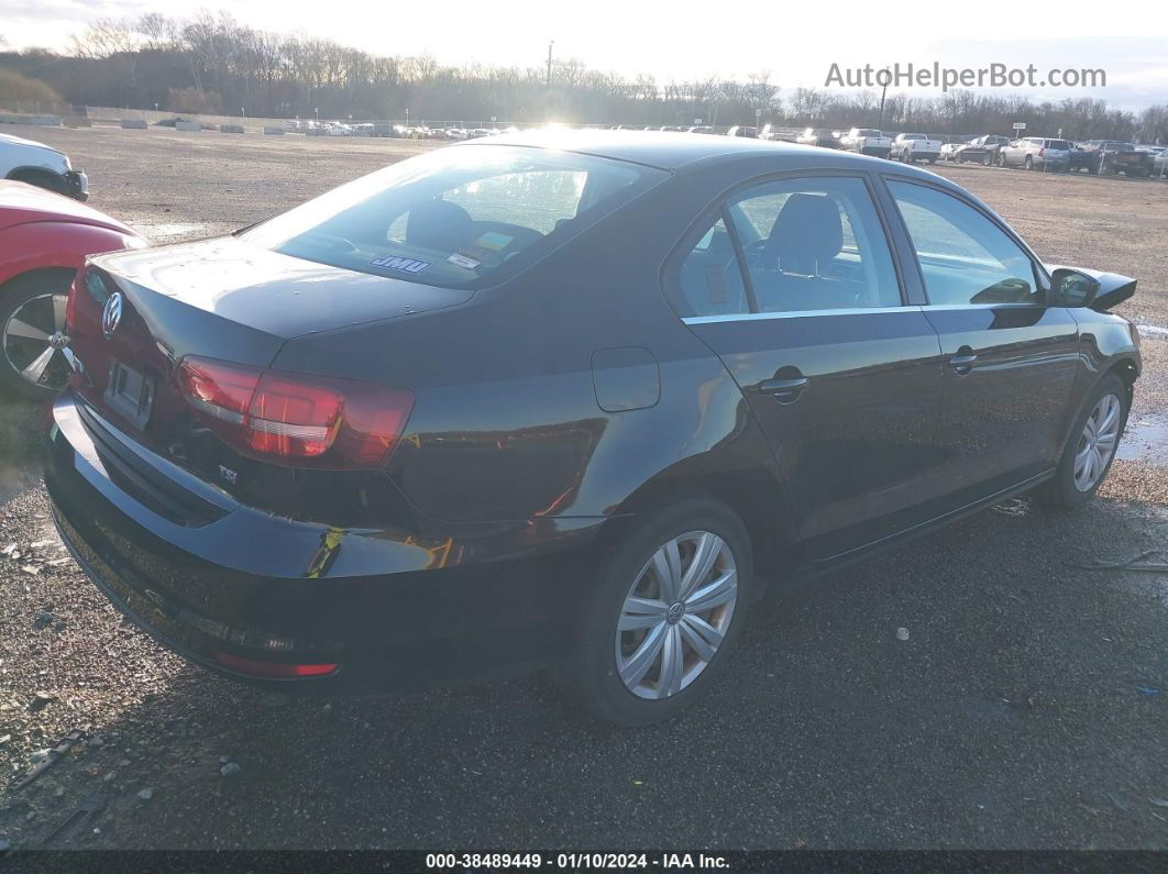 2017 Volkswagen Jetta 1.4t S Черный vin: 3VW2B7AJXHM358523