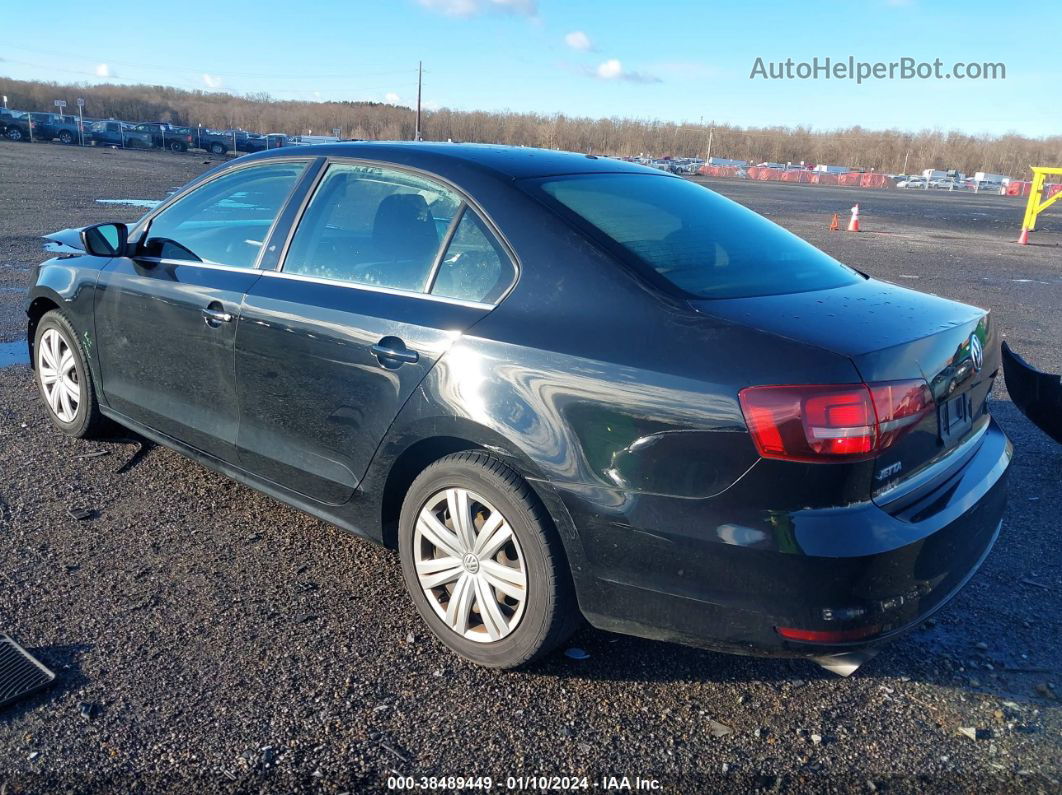 2017 Volkswagen Jetta 1.4t S Black vin: 3VW2B7AJXHM358523