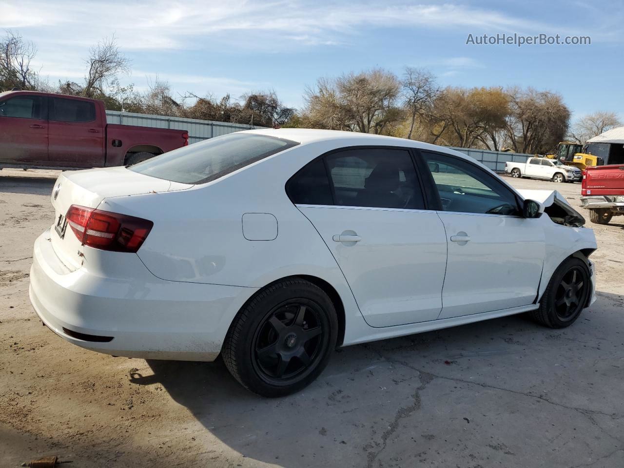 2017 Volkswagen Jetta S White vin: 3VW2B7AJXHM396897