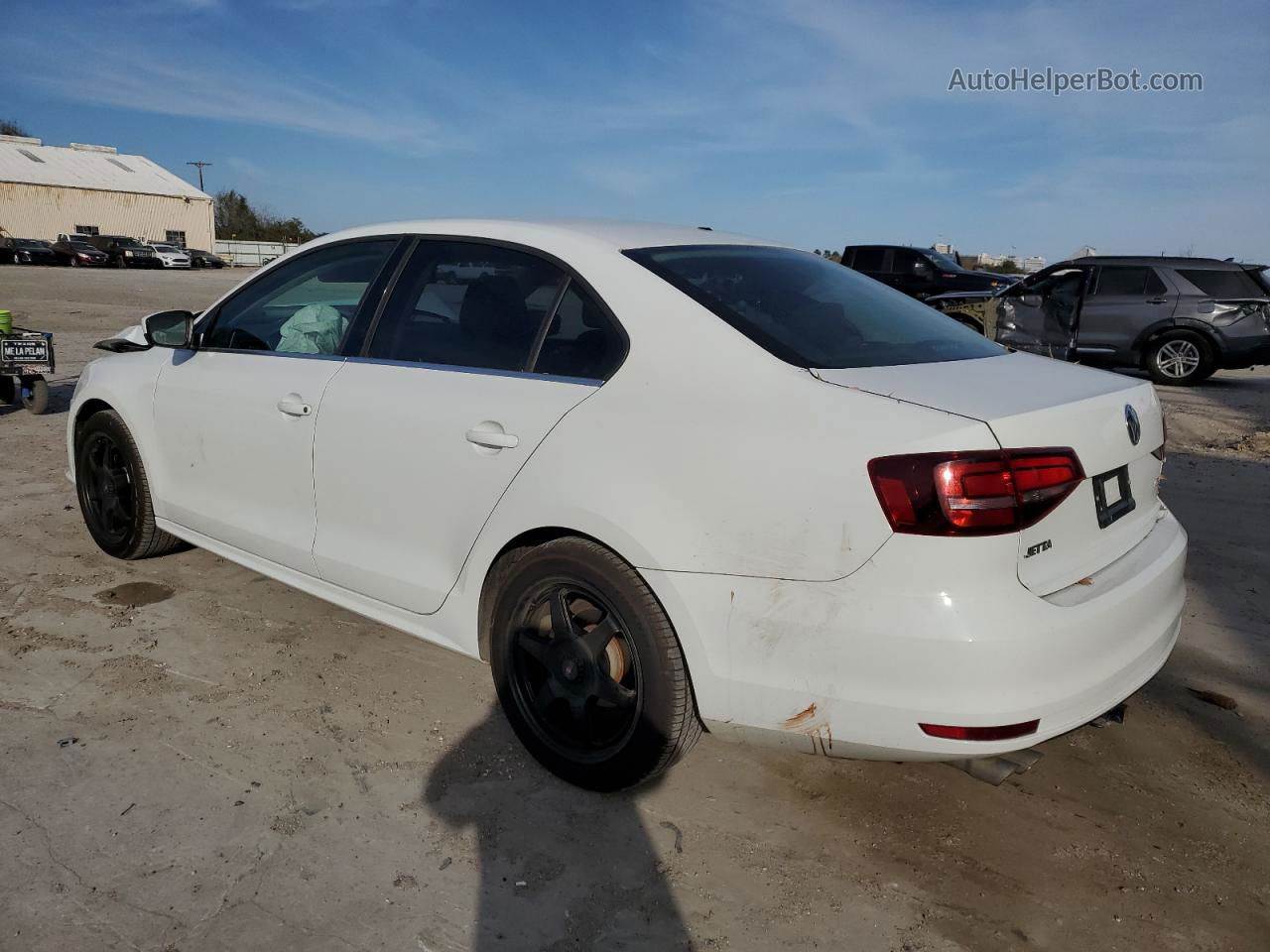 2017 Volkswagen Jetta S White vin: 3VW2B7AJXHM396897