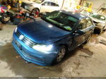 2017 Volkswagen Jetta 1.4t S Blue vin: 3VW2B7AJXHM412886