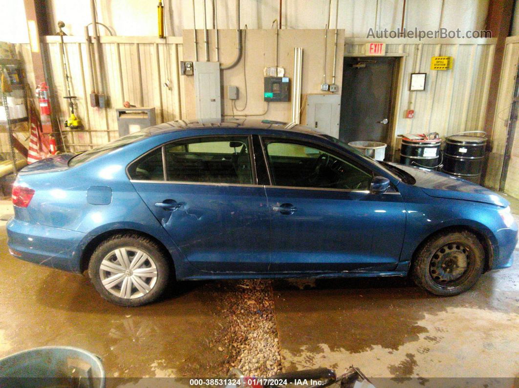 2017 Volkswagen Jetta 1.4t S Blue vin: 3VW2B7AJXHM412886