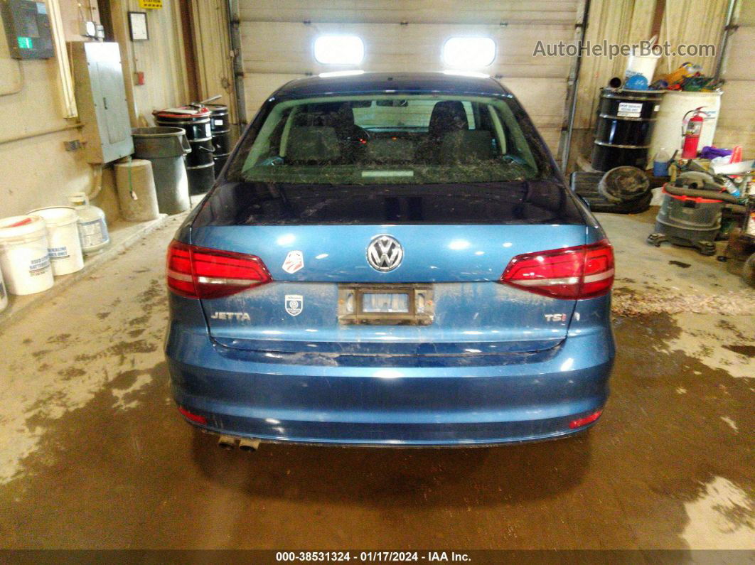 2017 Volkswagen Jetta 1.4t S Blue vin: 3VW2B7AJXHM412886