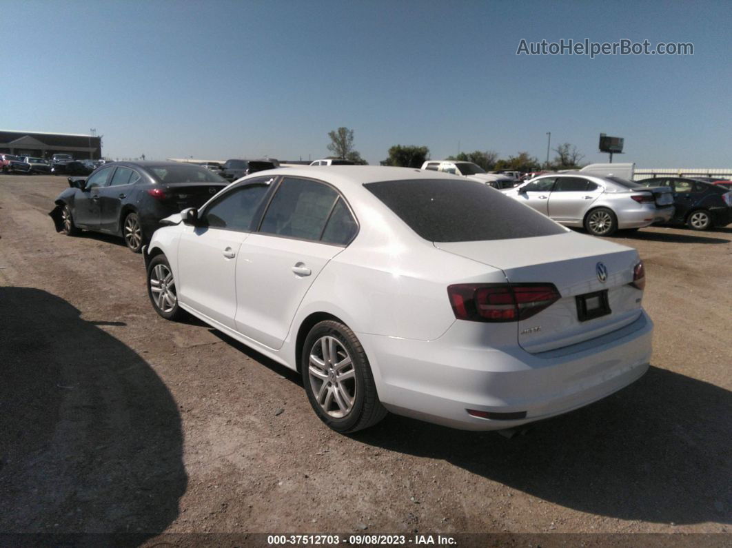 2018 Volkswagen Jetta 1.4t S White vin: 3VW2B7AJXJM234757