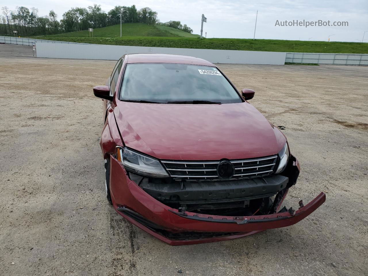 2018 Volkswagen Jetta S Red vin: 3VW2B7AJXJM234810