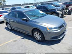 2012 Volkswagen Jetta 2.0l S Gray vin: 3VW2K7AJ0CM304124