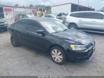 2012 Volkswagen Jetta 2.0l S Black vin: 3VW2K7AJ0CM385058