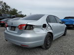 2012 Volkswagen Jetta Base Silver vin: 3VW2K7AJ0CM402246