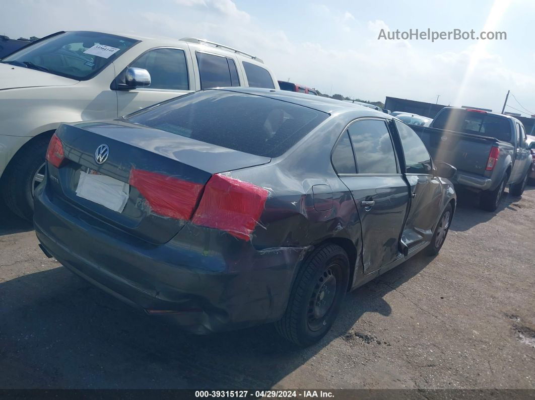 2012 Volkswagen Jetta 2.0l S Black vin: 3VW2K7AJ0CM459451