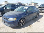 2013 Volkswagen Jetta 2.0l S Blue vin: 3VW2K7AJ0DM227174