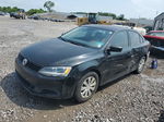 2013 Volkswagen Jetta Base Black vin: 3VW2K7AJ0DM289397