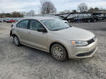 2013 Volkswagen Jetta Base Beige vin: 3VW2K7AJ0DM301113