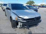 2013 Volkswagen Jetta 2.0l S Silver vin: 3VW2K7AJ0DM355057