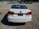 2013 Volkswagen Jetta Base White vin: 3VW2K7AJ0DM361750