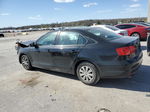 2013 Volkswagen Jetta Base Black vin: 3VW2K7AJ0DM393601