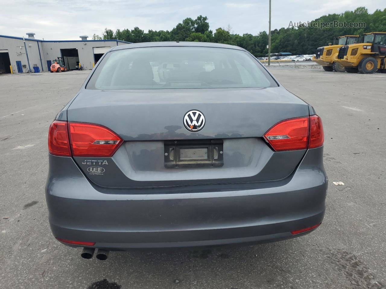 2014 Volkswagen Jetta Base Gray vin: 3VW2K7AJ0EM309830