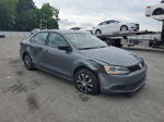 2014 Volkswagen Jetta Base Gray vin: 3VW2K7AJ0EM309830