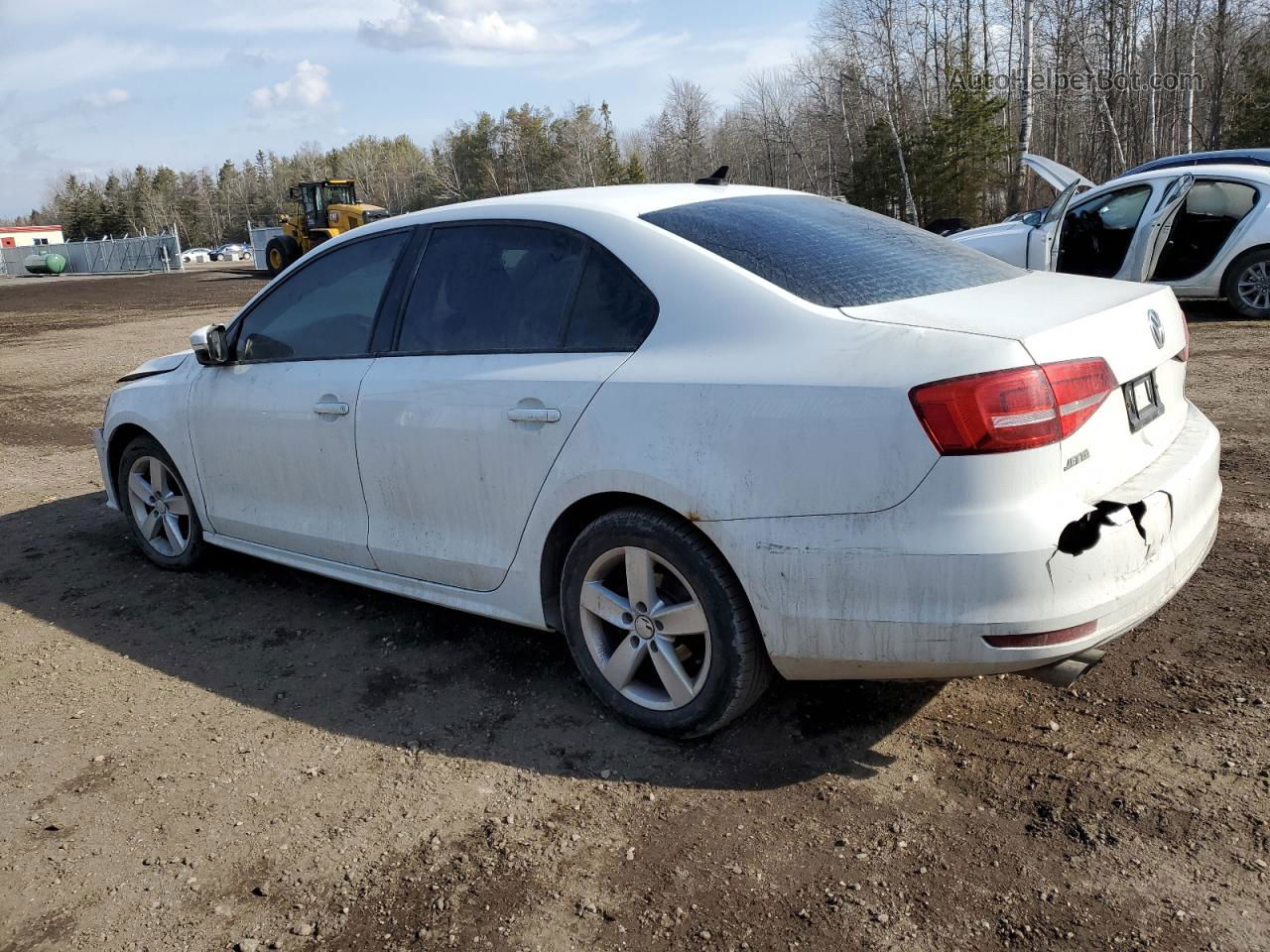 2015 Volkswagen Jetta Base White vin: 3VW2K7AJ0FM206604