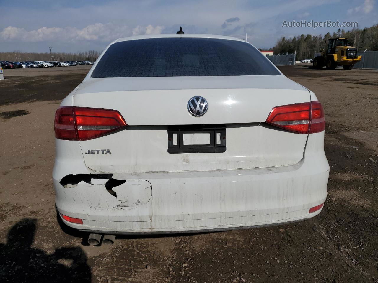 2015 Volkswagen Jetta Base Белый vin: 3VW2K7AJ0FM206604