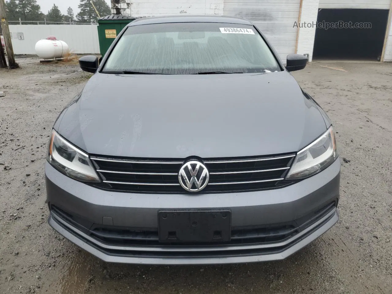 2015 Volkswagen Jetta Base Серый vin: 3VW2K7AJ0FM243796