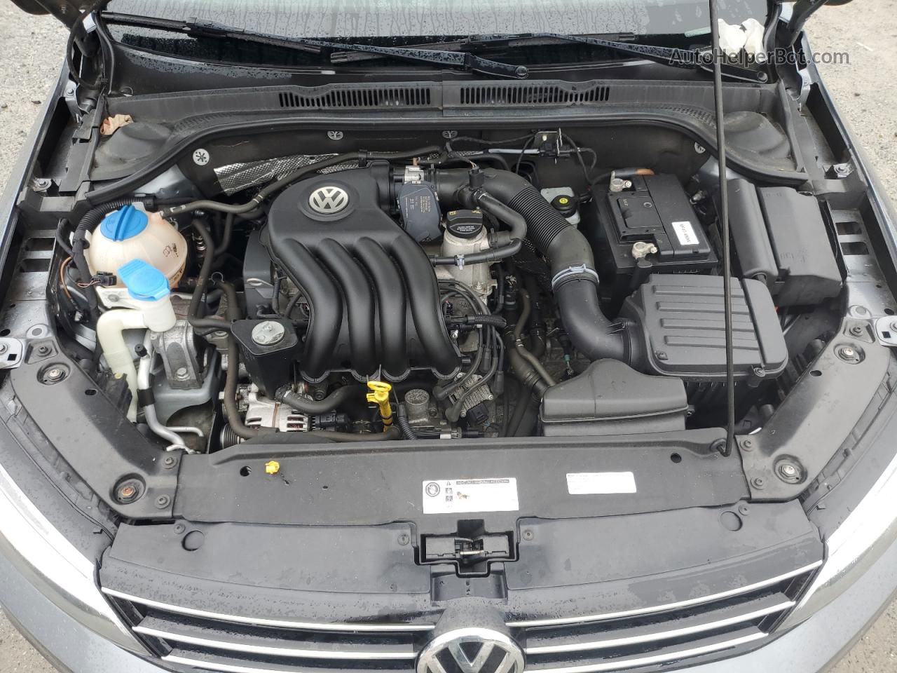 2015 Volkswagen Jetta Base Серый vin: 3VW2K7AJ0FM243796