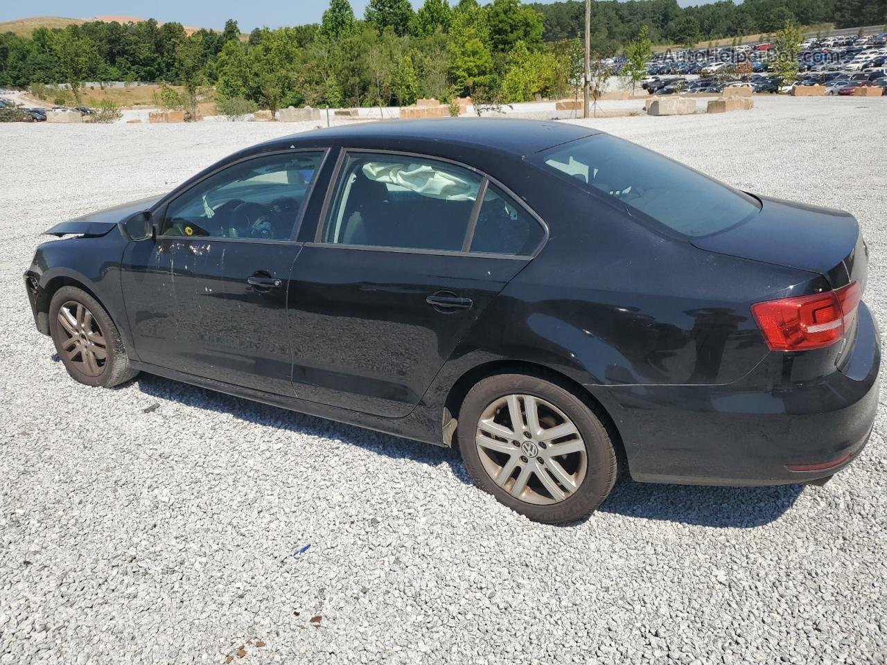 2015 Volkswagen Jetta Base Black vin: 3VW2K7AJ0FM246360