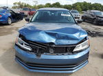 2015 Volkswagen Jetta Base Blue vin: 3VW2K7AJ0FM257231