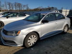 2015 Volkswagen Jetta Base Silver vin: 3VW2K7AJ0FM278757