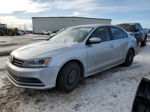 2015 Volkswagen Jetta Base Silver vin: 3VW2K7AJ0FM291279