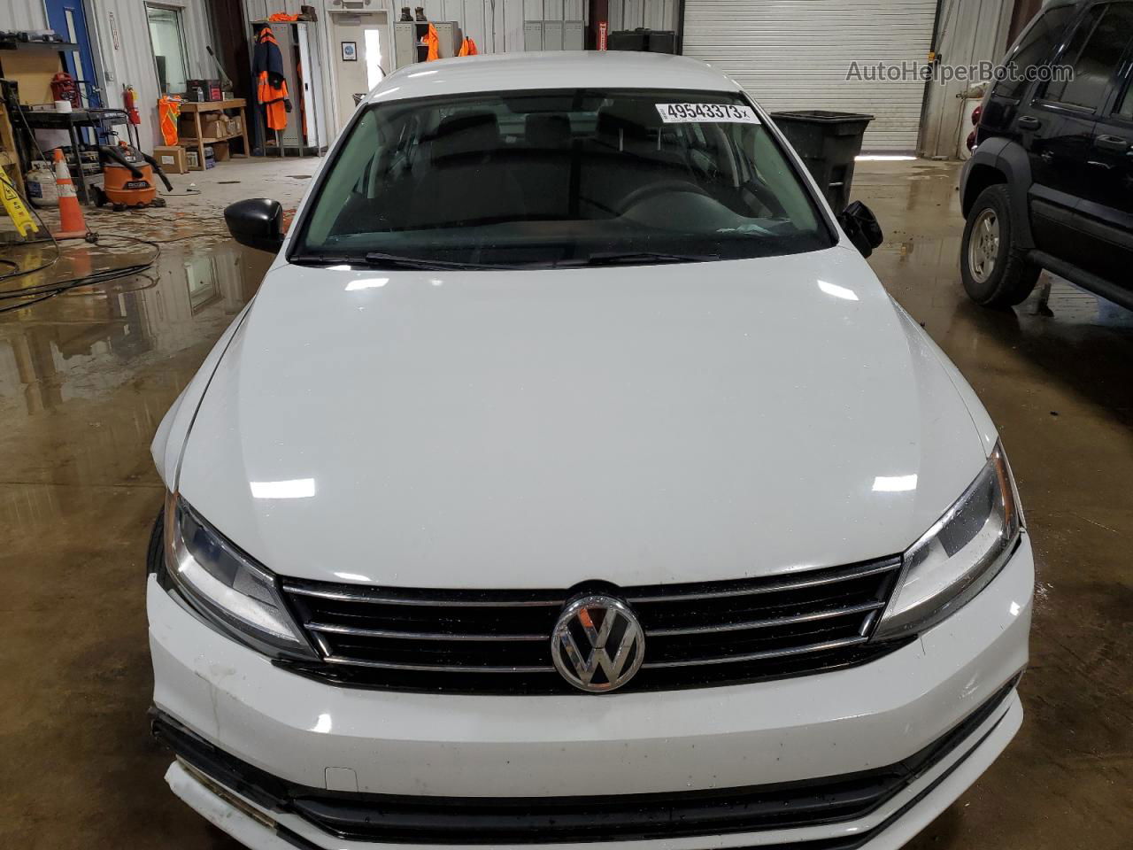 2015 Volkswagen Jetta Base White vin: 3VW2K7AJ0FM297664