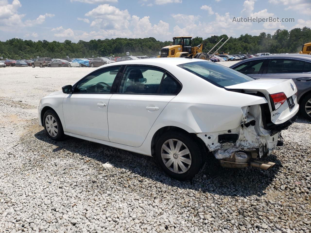 2015 Volkswagen Jetta Base White vin: 3VW2K7AJ0FM310963