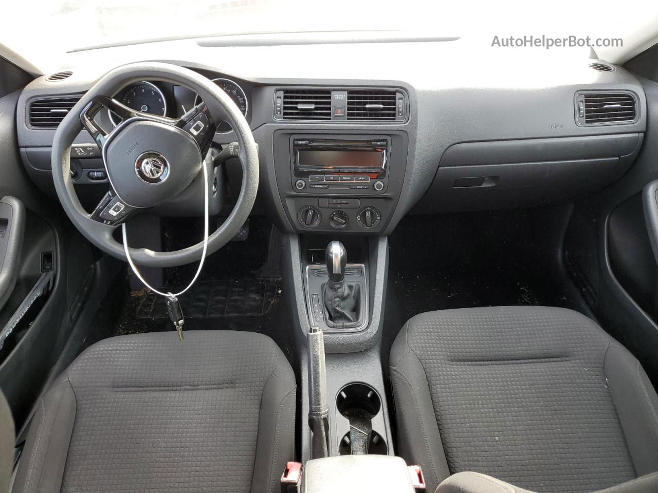 2015 Volkswagen Jetta Base Серый vin: 3VW2K7AJ0FM323020