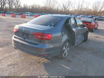 2015 Volkswagen Jetta 2.0l S Gray vin: 3VW2K7AJ0FM407595