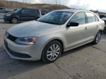 2012 Volkswagen Jetta Base Silver vin: 3VW2K7AJ1CM342011