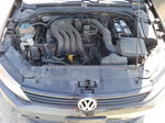 2012 Volkswagen Jetta Base Черный vin: 3VW2K7AJ1CM419038