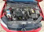 2013 Volkswagen Jetta Base Red vin: 3VW2K7AJ1DM266906