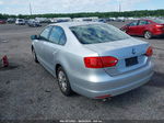 2014 Volkswagen Jetta 2.0l S Silver vin: 3VW2K7AJ1EM225905