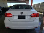 2014 Volkswagen Jetta Base White vin: 3VW2K7AJ1EM227962