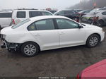 2014 Volkswagen Jetta 2.0l S White vin: 3VW2K7AJ1EM367400