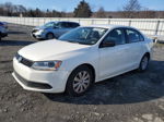 2014 Volkswagen Jetta Base White vin: 3VW2K7AJ1EM375710