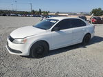 2014 Volkswagen Jetta Base White vin: 3VW2K7AJ1EM375724