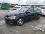 2014 Volkswagen Jetta Base Black vin: 3VW2K7AJ1EM389994