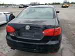 2014 Volkswagen Jetta Base Black vin: 3VW2K7AJ1EM389994